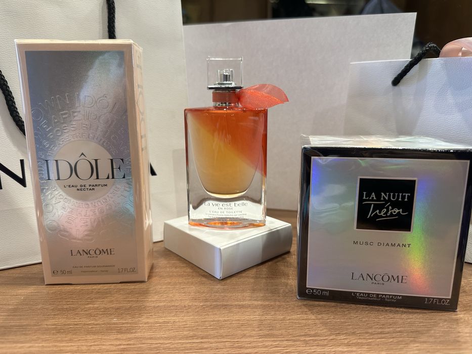 Дамски парфюми Armani, Lancome, D&G, Mugler, Guerlain