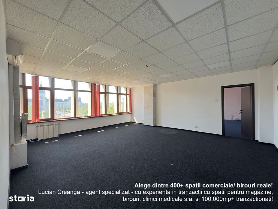 Spatiu birouri; vedere Palat Culturii; 100mp, Casa Cartii