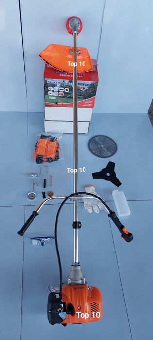 Бензинова косачка. Двутактов тример. Храсторез