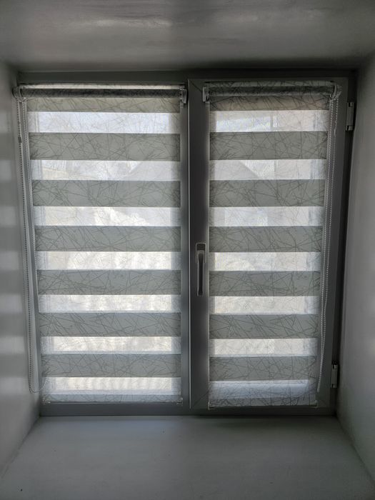 Ролл шторы день ночь - зебра