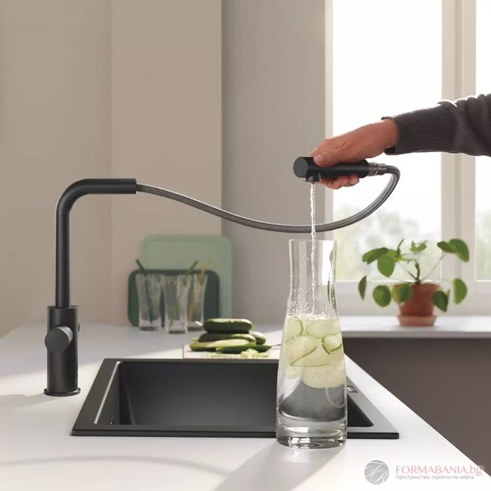 Grohe Blue Pure Minta смесител + филтър, Phantom Black