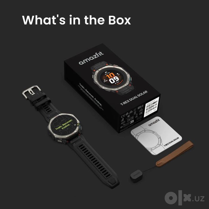 Смарт Часы! Amazfit T-Rex Dual Solar