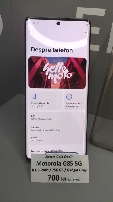 Motorola G85 5G 8GB RAM/256GB/Gadget Gray ID173-AG2