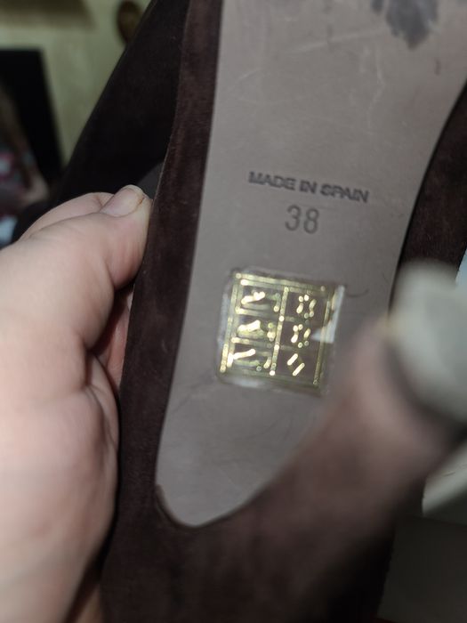 Туфли женские натуральная замша