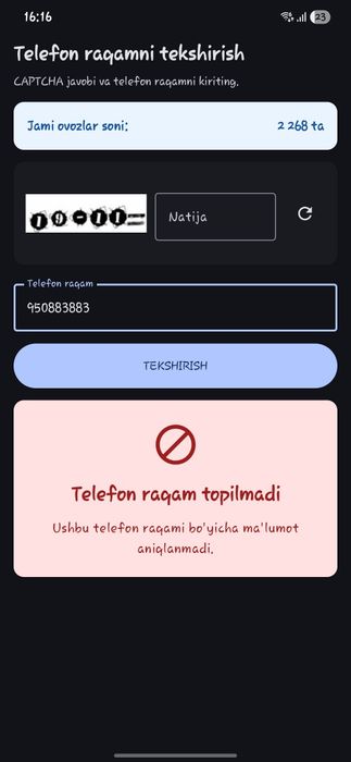 OpenBudget овоз текшириш