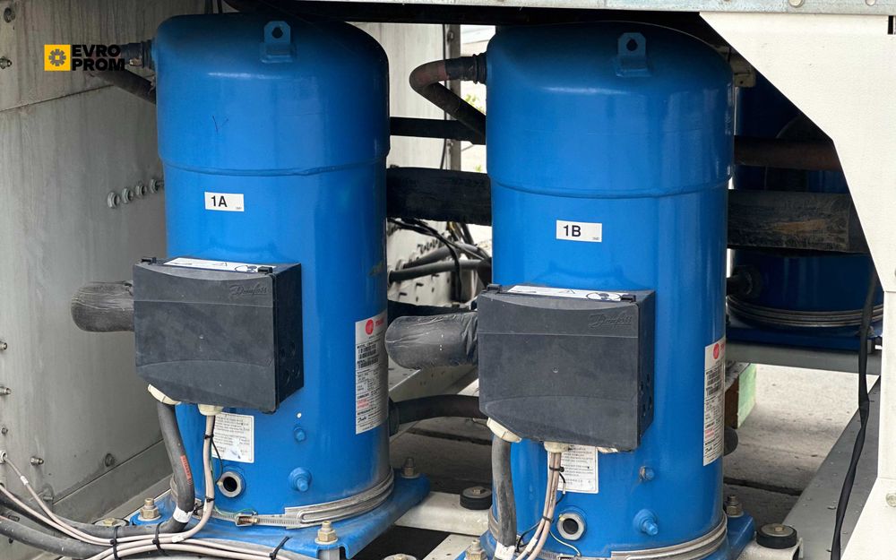 Chiller răcit cu aer TRANE CGAM120 DUPLEX – 321.6 kW | pret chiller trane | used chillers for sale