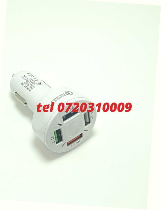 incarcator patru partycharge universal masina auto 4 porturi bricheta
