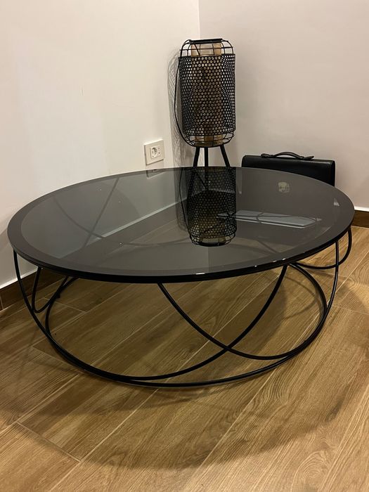 Masă sticlă coffe table Rolf Benz