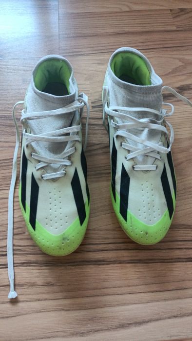 Ghete fotbal Adidas verde 40