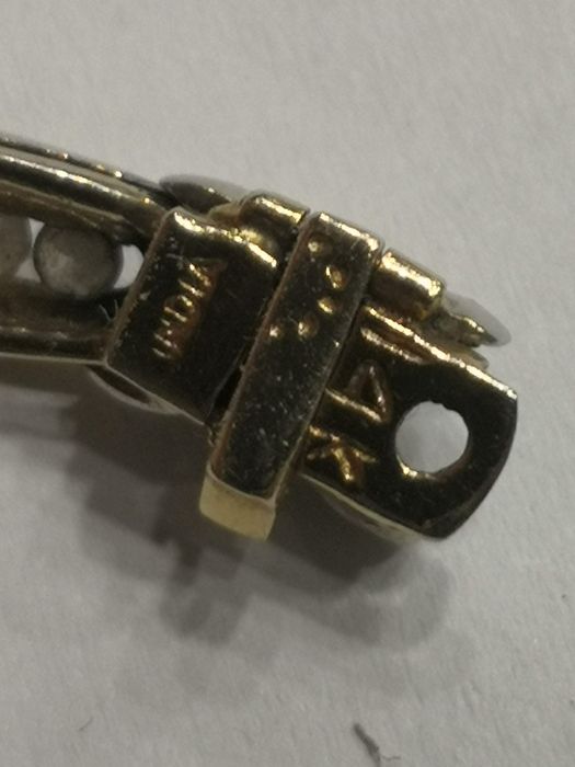 Vind brățară din aur 14kt cu diamante 2ct