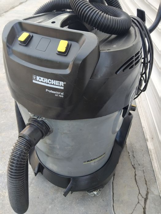 Прахосмукачк  Karcher NT 70/2 Professional 3800W с два Мотора Сухо и Мокро Строителство  Почистване