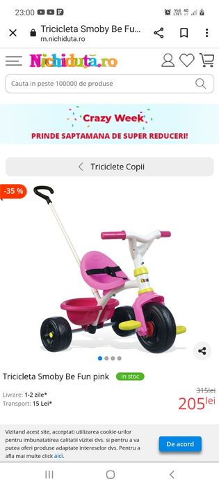 Tricicleta copii