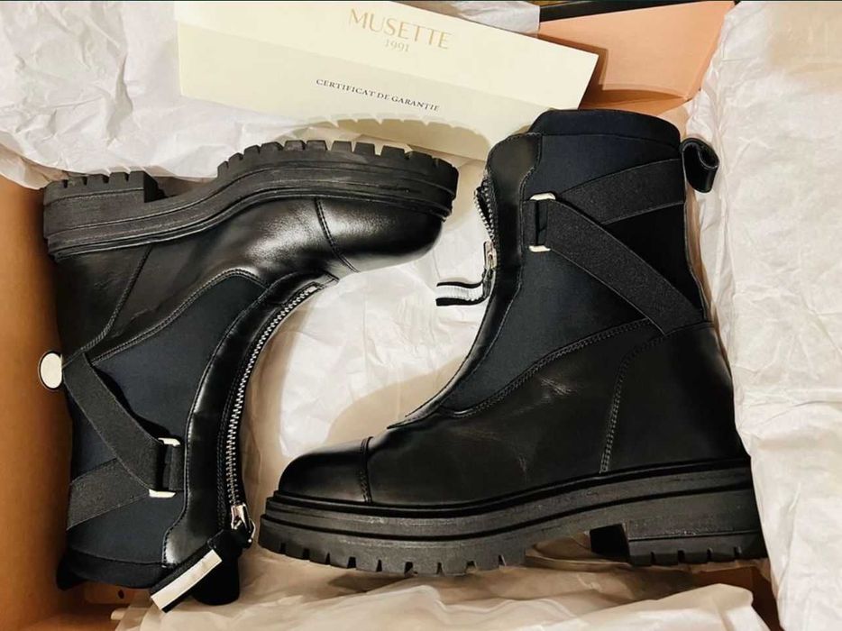 Ghete Musette negre marime 37