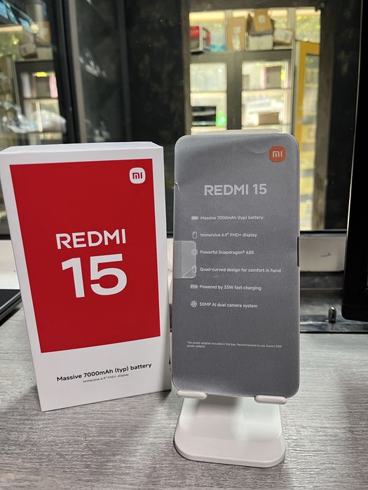 Telefon Redmi 15 -256 Gb . Ca nou
