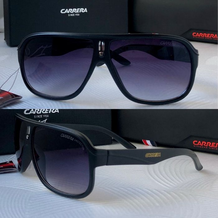Мъжки слънчеви очила маска carrera 2 цвята черни