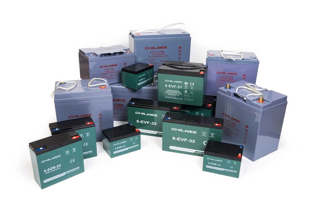 Аккумулятор тяговый 6-DZF-12  12V 12Ah 20Ah  45Ah  52AH 58AH