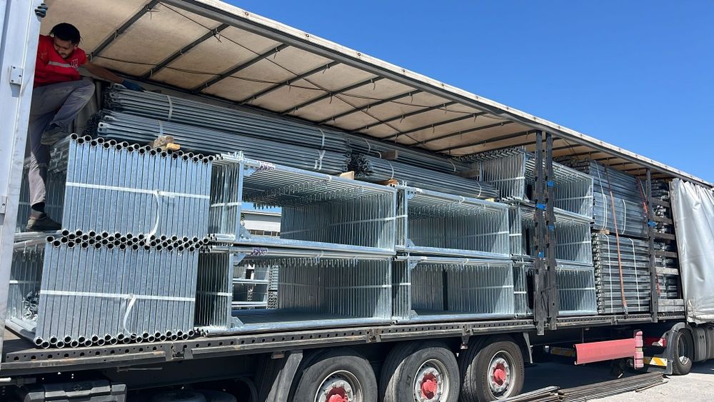 Скеле поцинковано ново