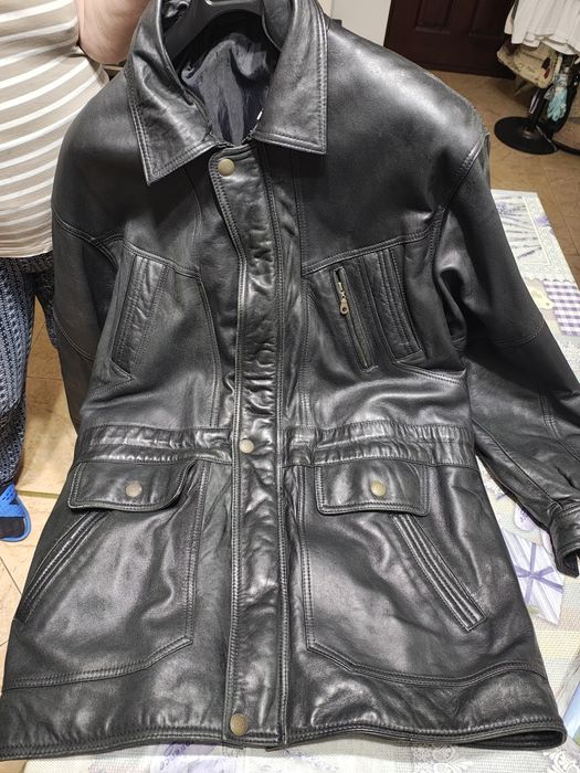 Haină piele naturala mărimea 54-56