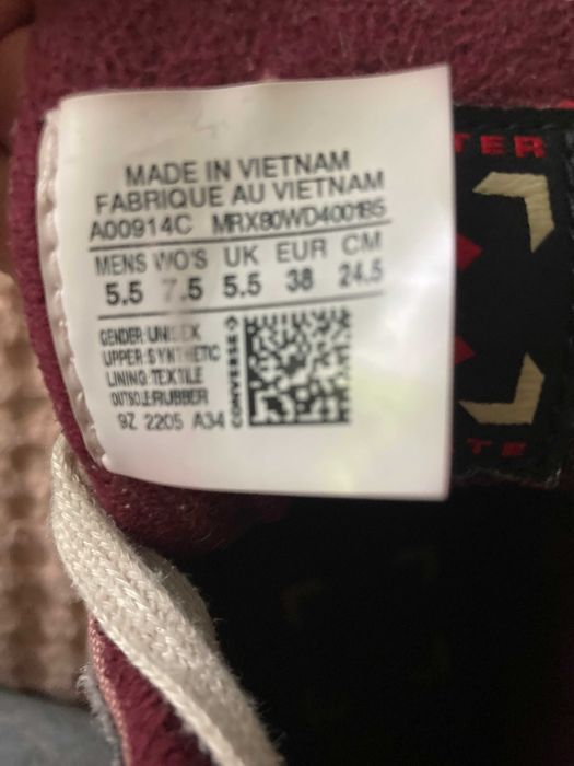 Кецове Converse 38 размер