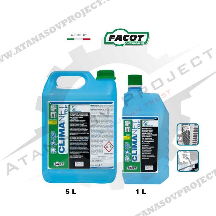 Почистващ препарат за климатик FACOT - за топлообменници на климатици