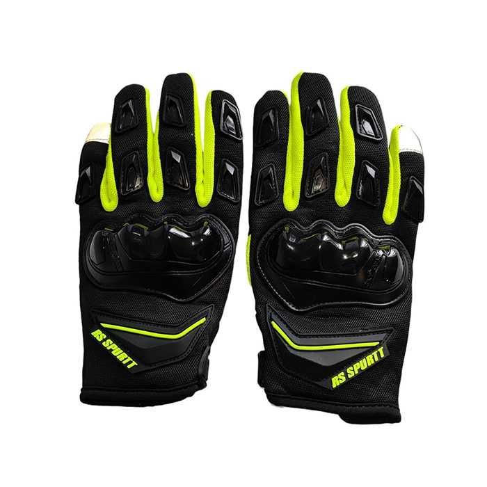 Текстилни Мото Ръкавици с Протектор – Електрикови