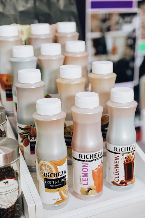 Сиропы, Топпинги, Фруктовые концентраты Richeza