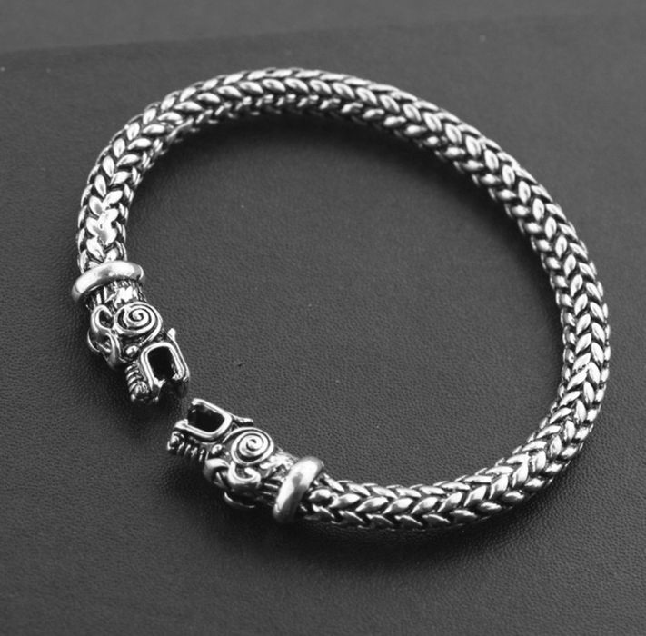 Brățări  bărbați, otel inoxidabil și piele