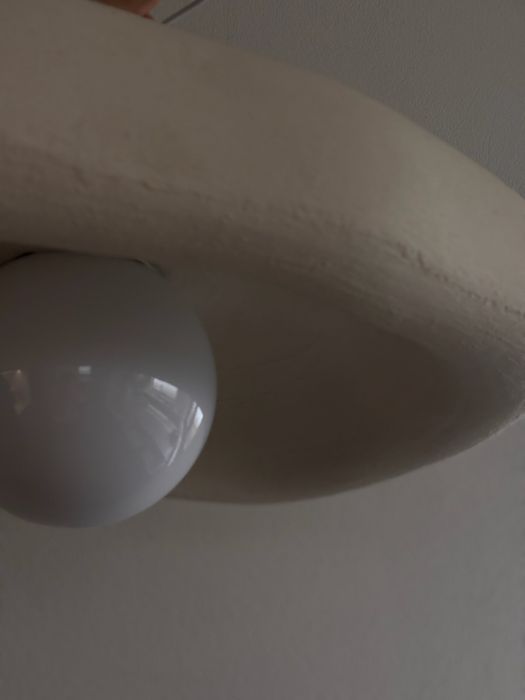 Lustra model japandi / wabi sabi facuta manual