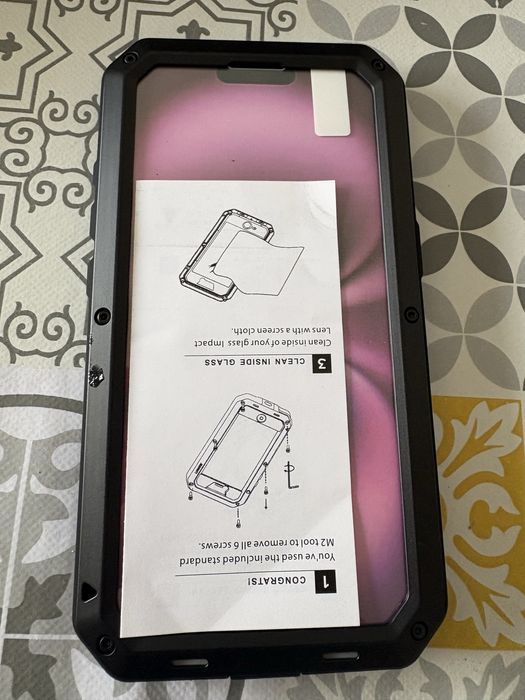 Husa iphone 16 full body din aluminiu