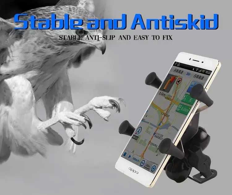 Suport telefon moto atv, bicicleta XGRIP, prindere oglinda Pes Holding