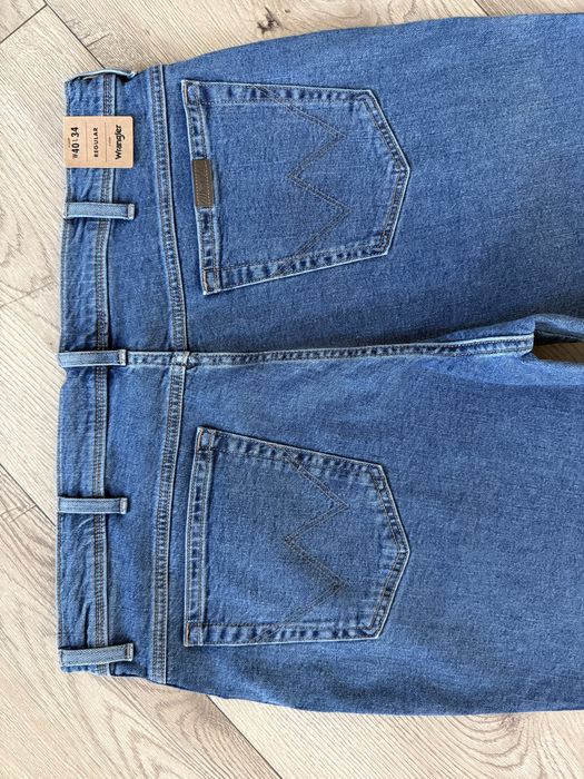 Blugi WRANGLER Albastru Barbati | Marime 40 x 34 (Talie 100 cm)