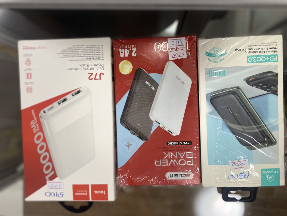 пауербанк новый всего за 3000 тг шортанды