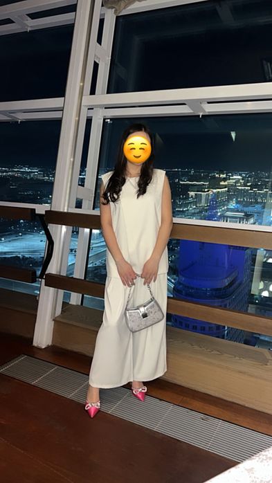 Костюм двойка молочный