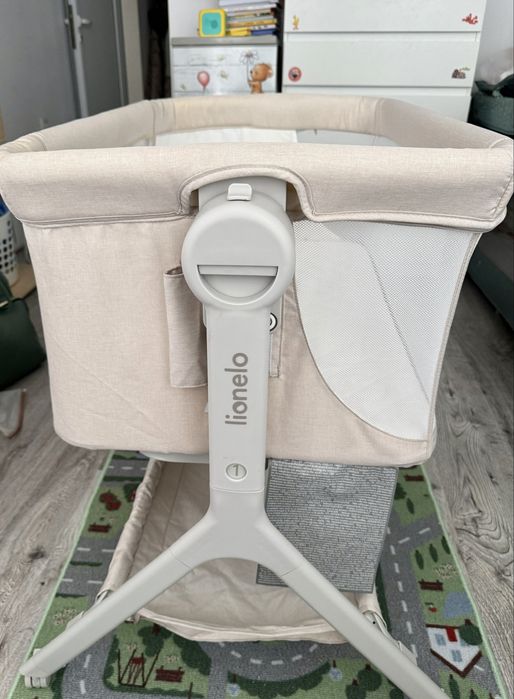 Бебешка кошара Next to me 3 в 1 Lionelo - Leonie Plus, Beige Sand