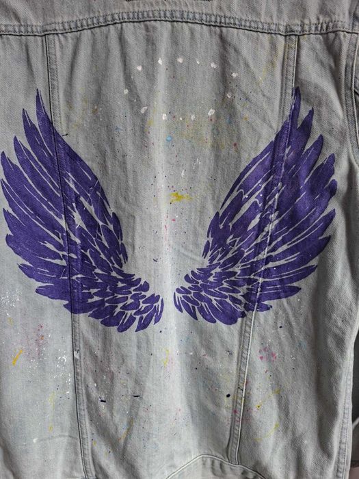 Geaca denim 38 NEXT pictata UNICAT