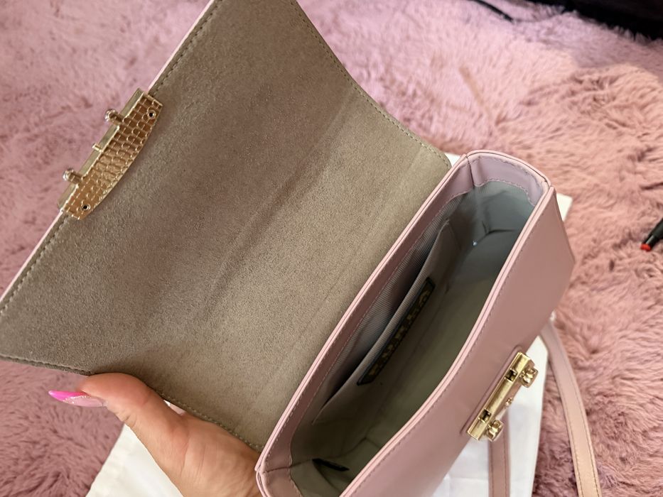 Furla кожена чанта 12.5x21.5x8