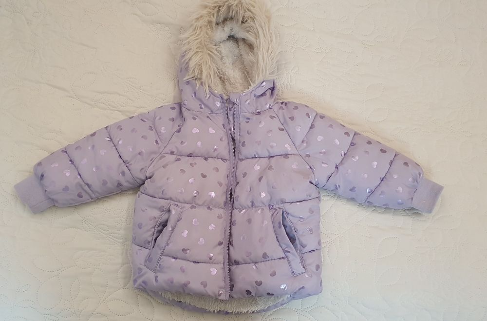 Зимно яке за момиче и подарък шал