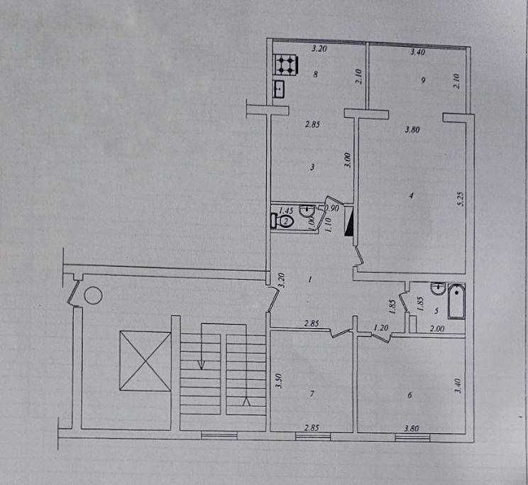 3-комнатная квартира (не торец) ул. Нукусская  ID: 4773