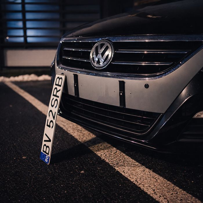 Suporti slim - numar inmatriculare