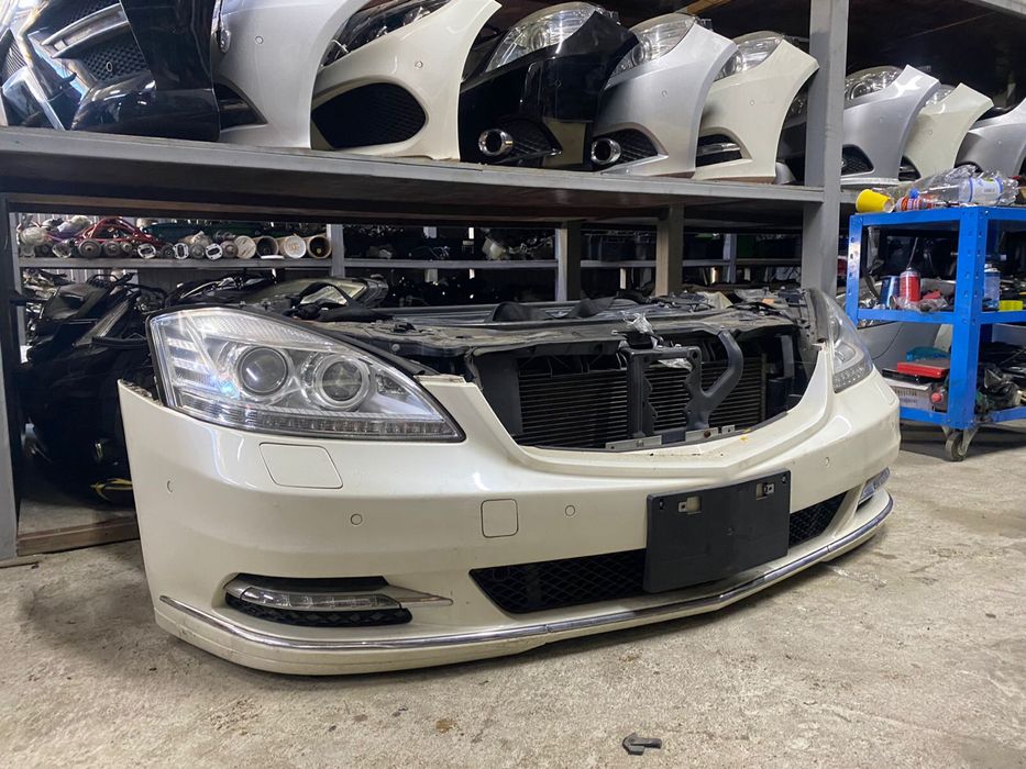 Бампер Нускат на Мерседес W221 Рестайлинг