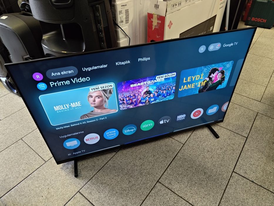 Смарт Телевизор Philips 50" (126см) 4K Ultra HD / Google TV / Гаранция