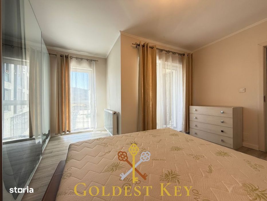 Apartament modern spatios cu 2 camere si balcon. PET-FRIENDLY