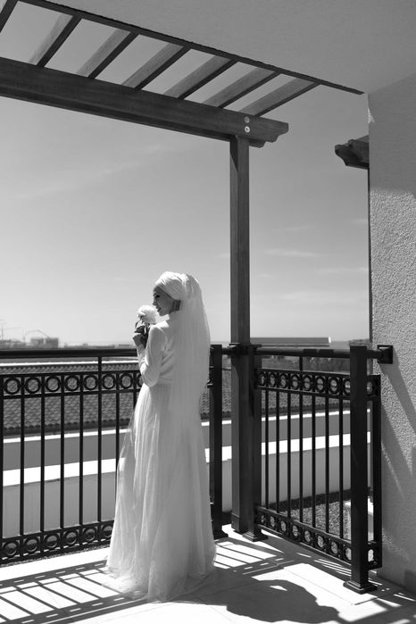 Свадебное платье на никах