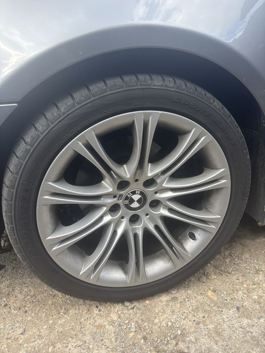 Jante originale BMW E60 M Packet R18 + anvelope noi 245/40 R18 – COMPLETE