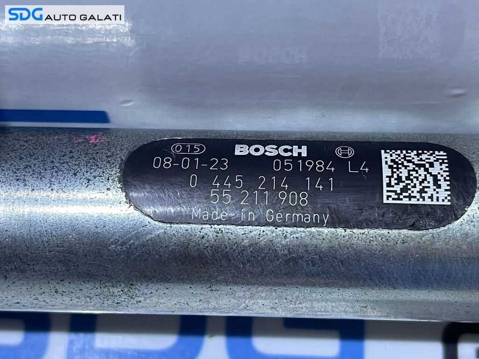 Rampa Presiune Injectoare cu Senzor Regulator Opel Corsa D 1.3 JTD Multijet 2006 - 2011 Cod 0445214141 55211908 0281002903 [G0066]