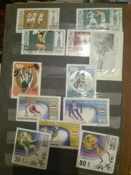 Clasor cu timbre vechi de peste 25-30 ani