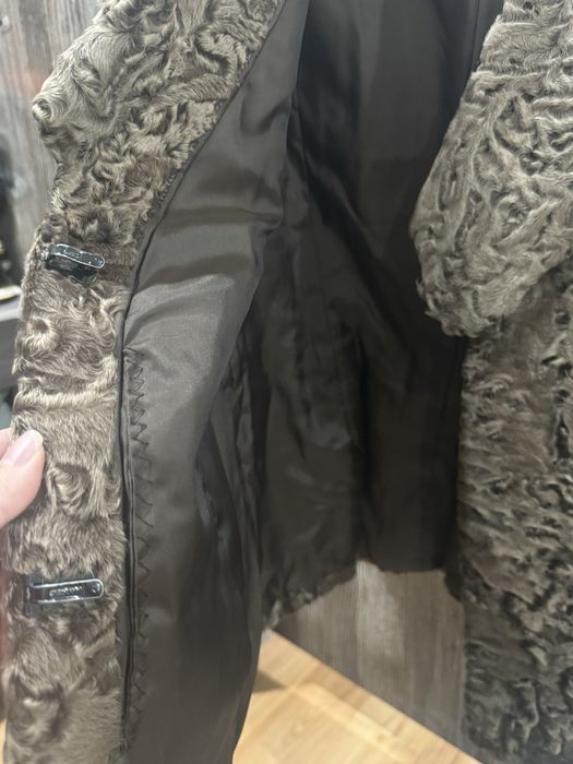 Шуба каракуль натуральная размер S-M