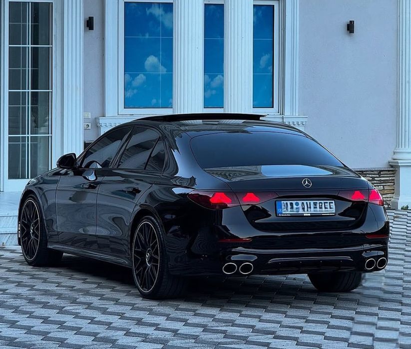 W214 E53AMG пакет предна броня задна броня накрайници решетка S214