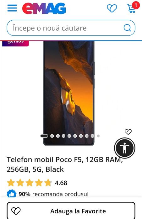 Poco F5 Black 256 GB