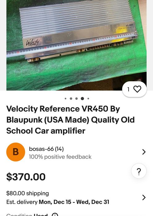 subwoofer cu amplificator 
Blaupunkt Velocity VR450